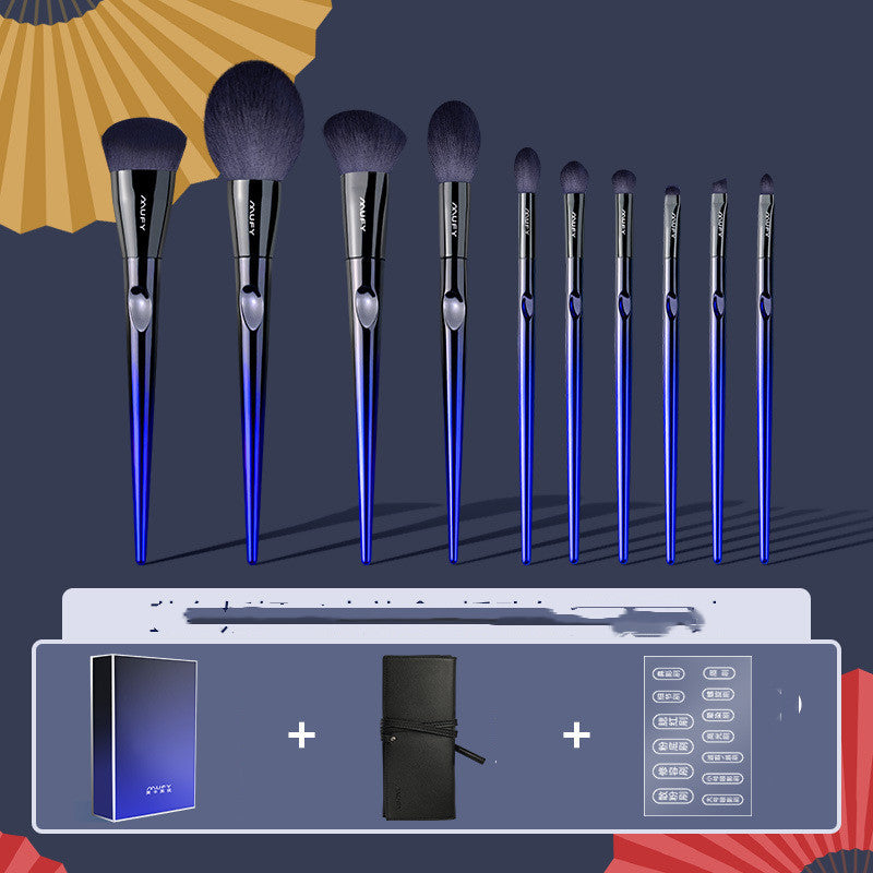 Olivisee Blue 10 Makeup Brushes Set