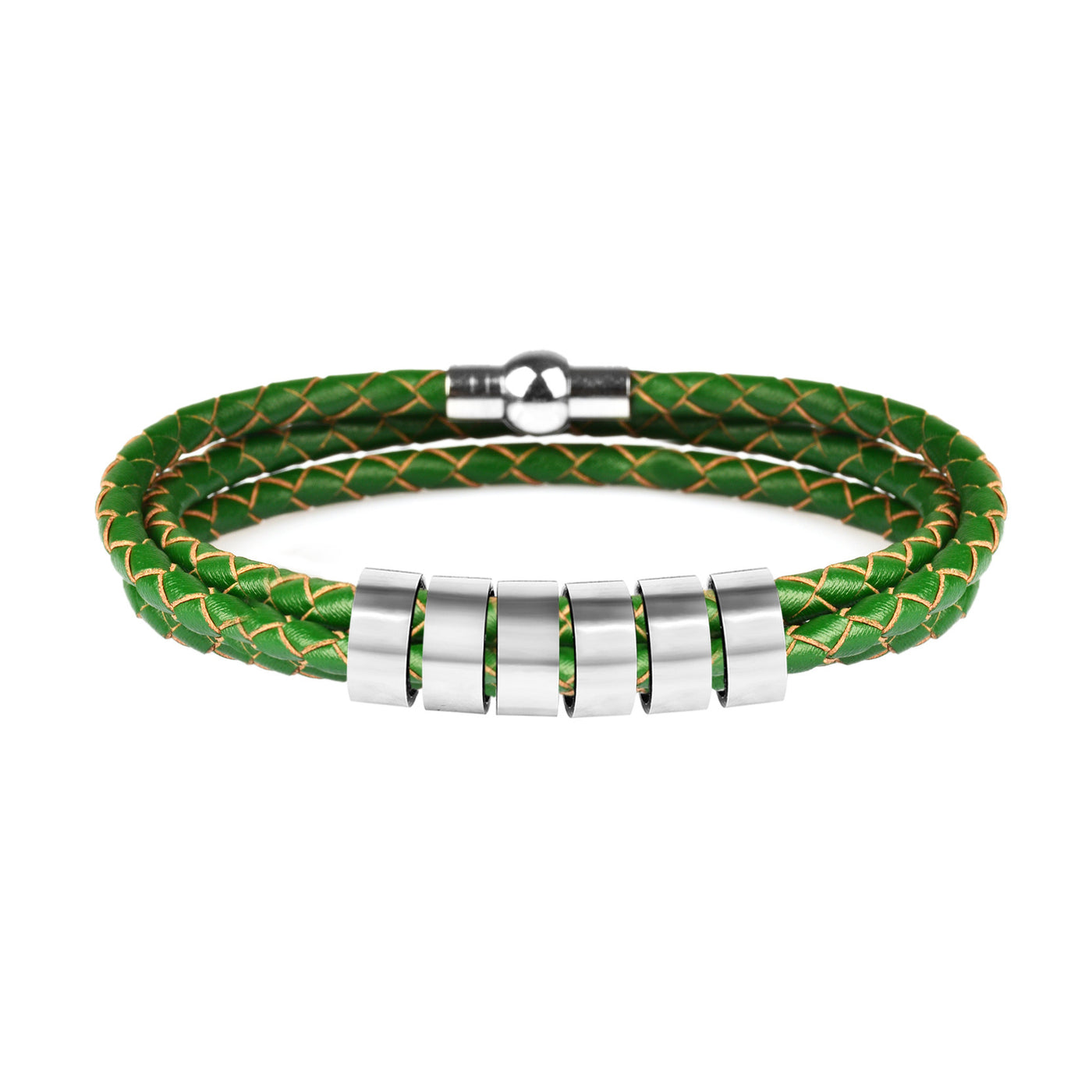 Beaded bead bracelet