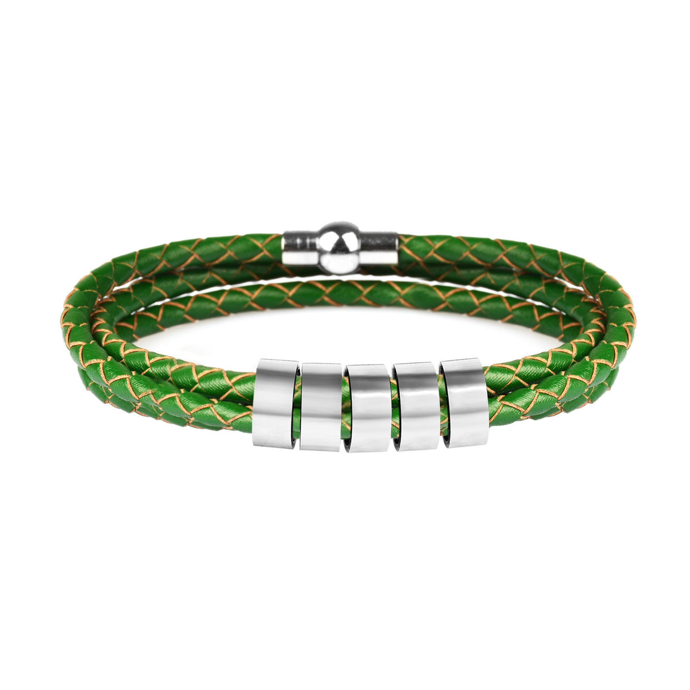 Beaded bead bracelet