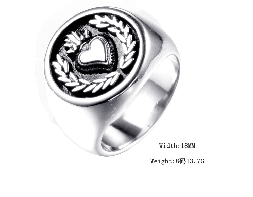 Heart Signet Ring