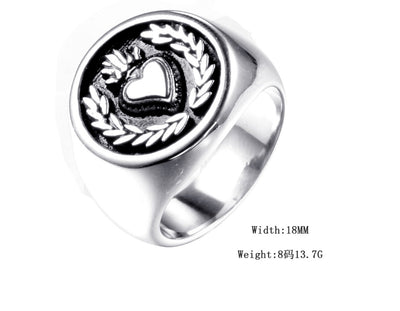 Heart Signet Ring