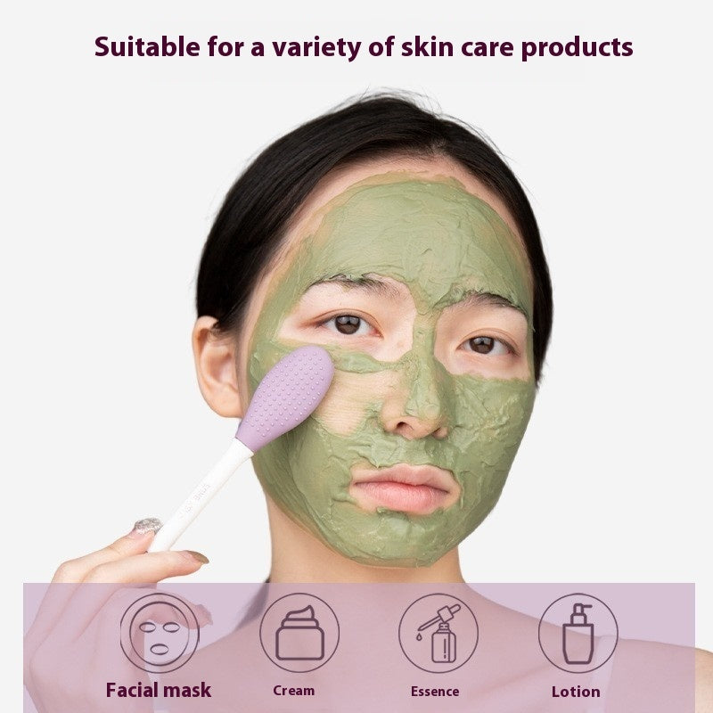 Makeup Brush Face Blackhead Removal Clay Mask Apply Face Wash Cleaning Brush