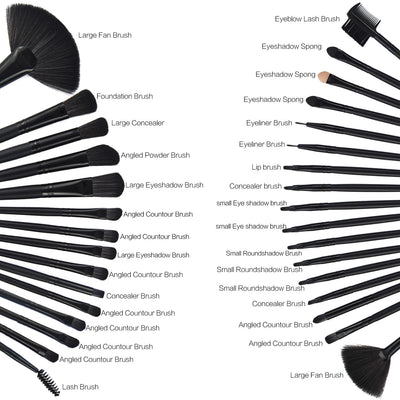Olivisee 32 Makeup Brushes Set