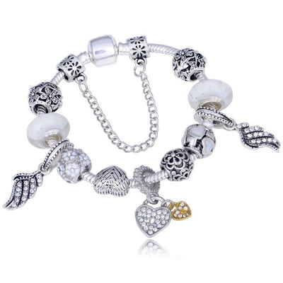 Crystal beaded bracelet