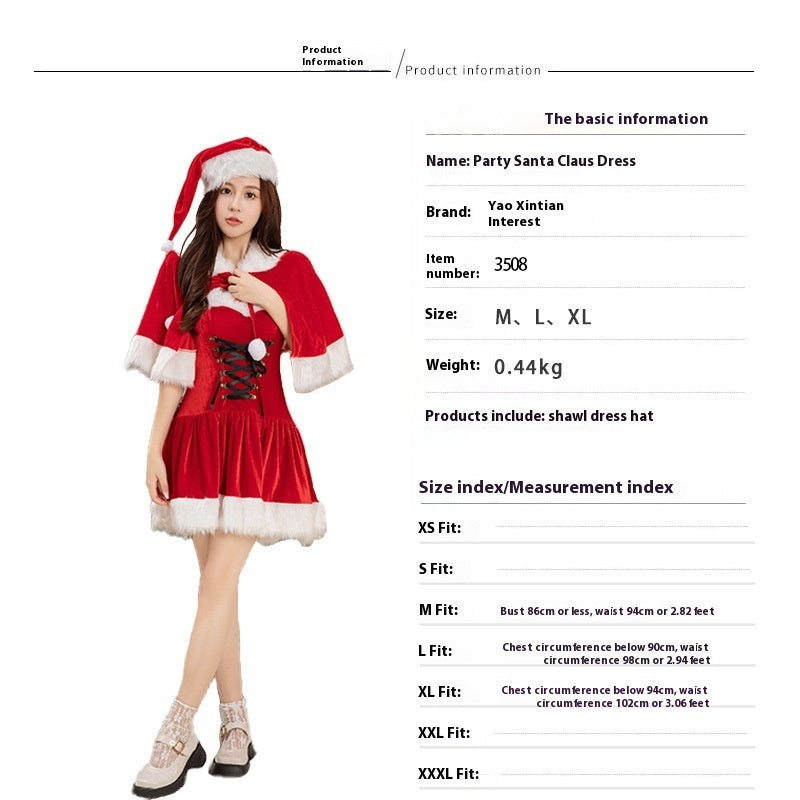 Olivisee Japanese Red Christmas Cos | Festive Clothing