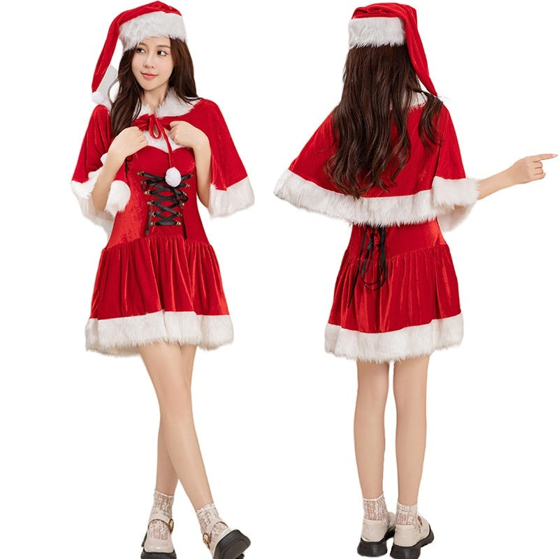 Olivisee Japanese Red Christmas Cos | Festive Clothing