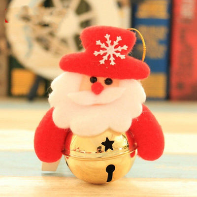 Olivisee Christmas Tree Small Pendant Old Man Doll Holding Bell Decoration