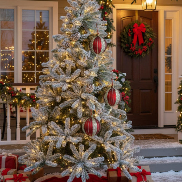 Olivisee Glass Ball Ornaments | Holiday Tree Set