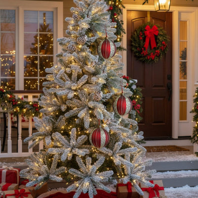 Olivisee Glass Ball Ornaments | Holiday Tree Set