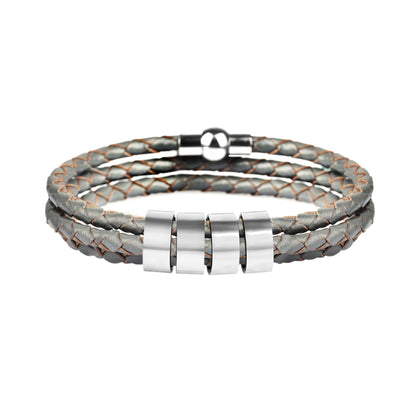 Beaded bead bracelet