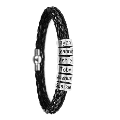 Beaded bead bracelet