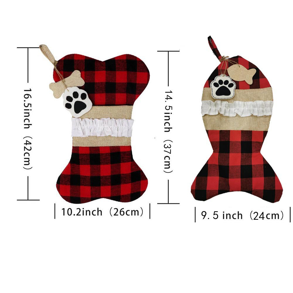 Olivisee Christmas Ornament – Festive Socks Gift Bag