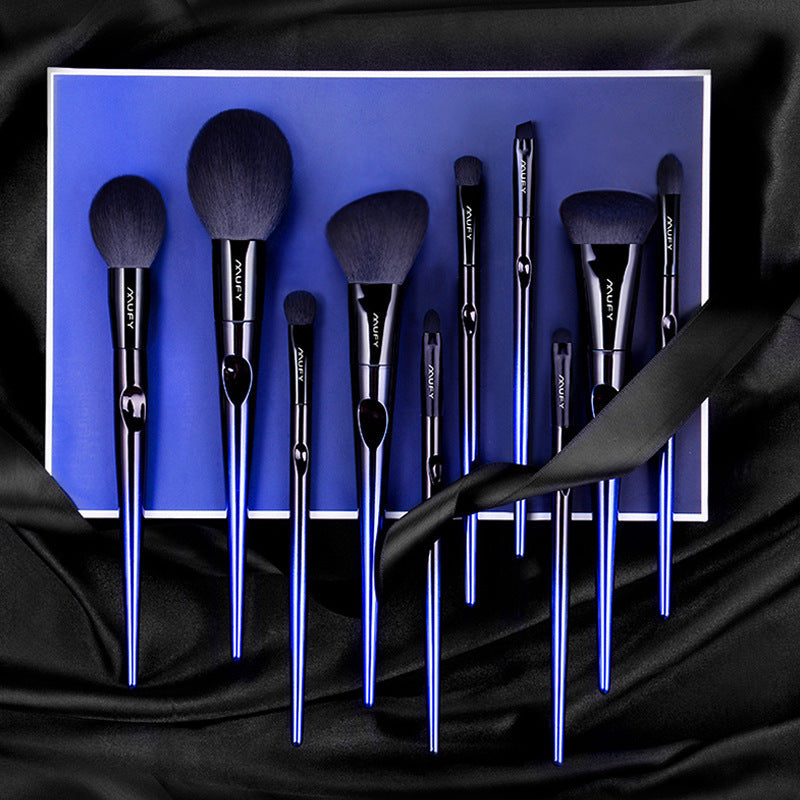 Olivisee Blue 10 Makeup Brushes Set