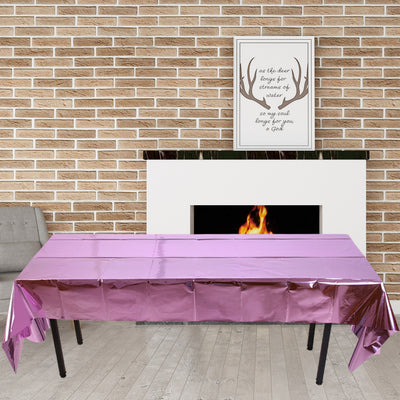 Olivisee Rose Gold Foil Tablecloth Christmas Decor