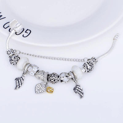 Crystal beaded bracelet