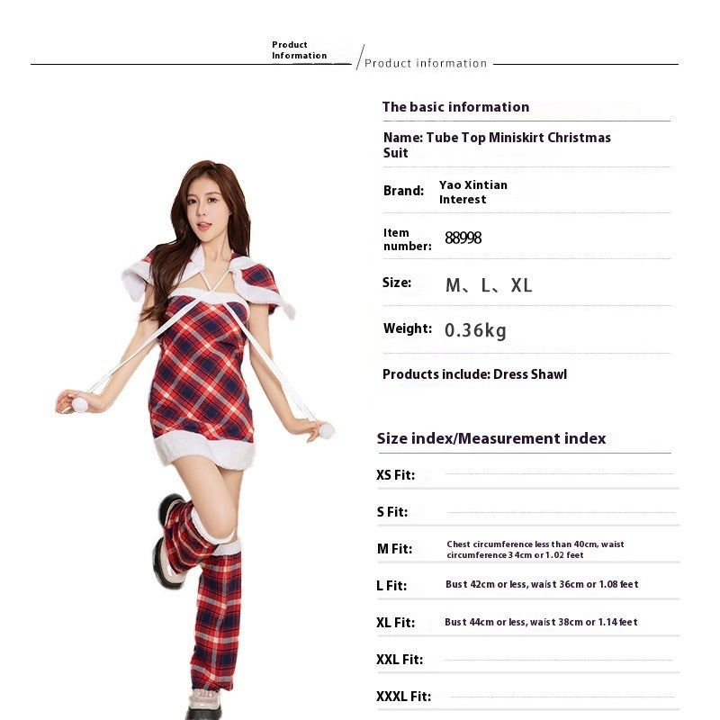 Olivisee Japanese Red Christmas Cos | Festive Clothing