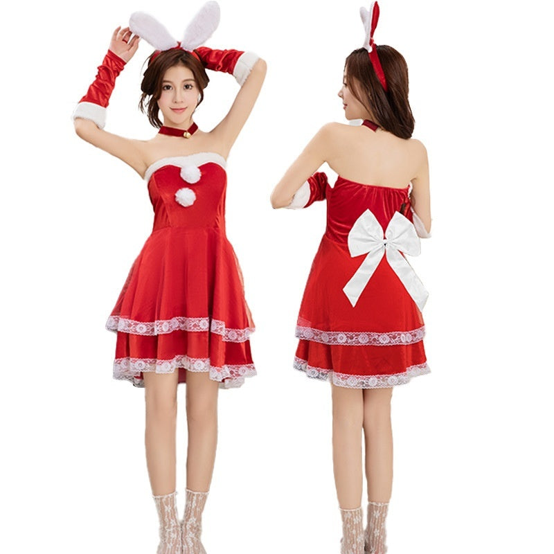 Olivisee Japanese Red Christmas Cos | Festive Clothing