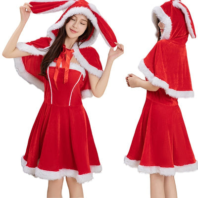 Olivisee Japanese Red Christmas Cos | Festive Clothing