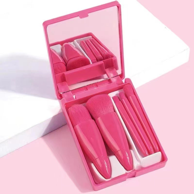 Olivisee 5pcs Travel Size Makeup Brushes Set