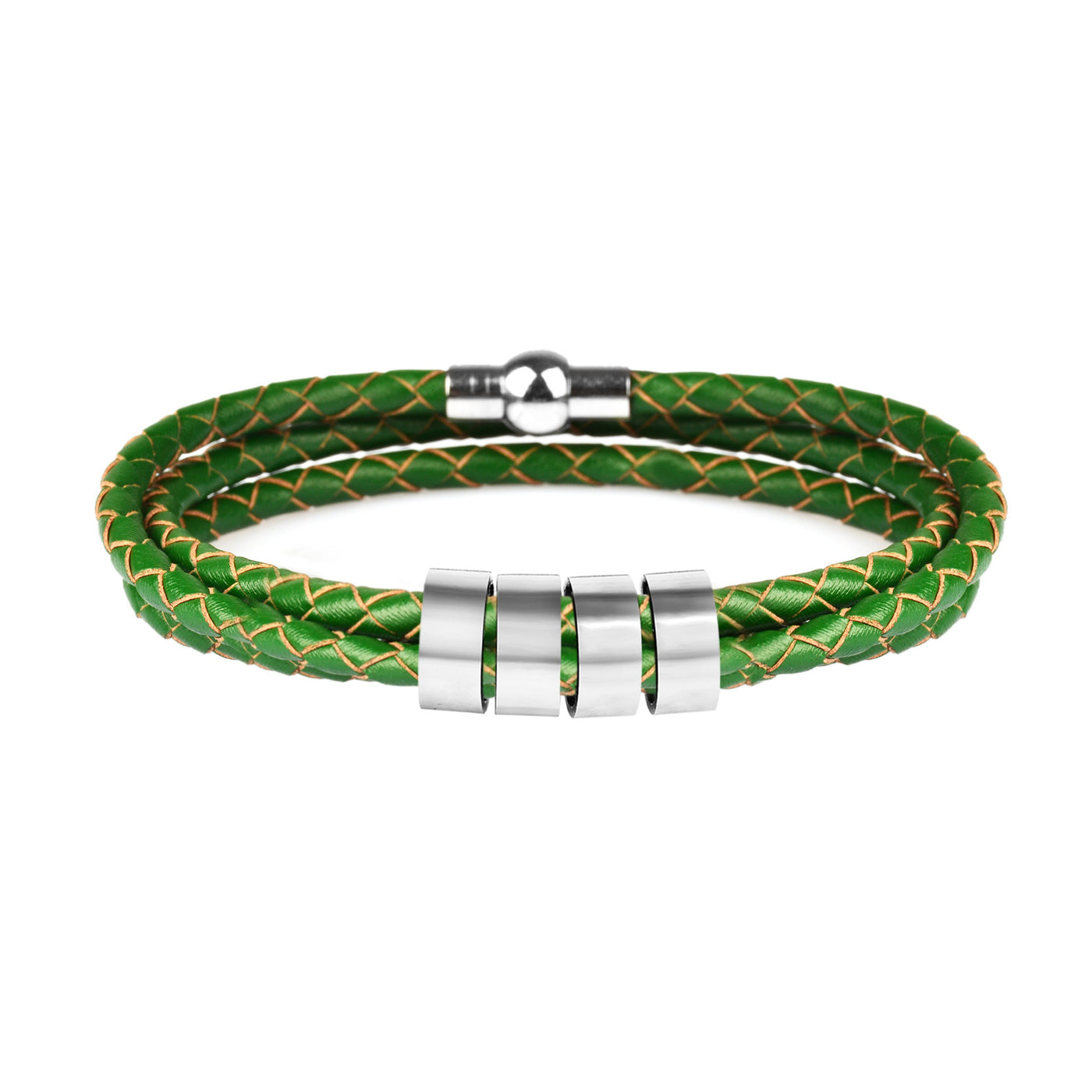 Beaded bead bracelet