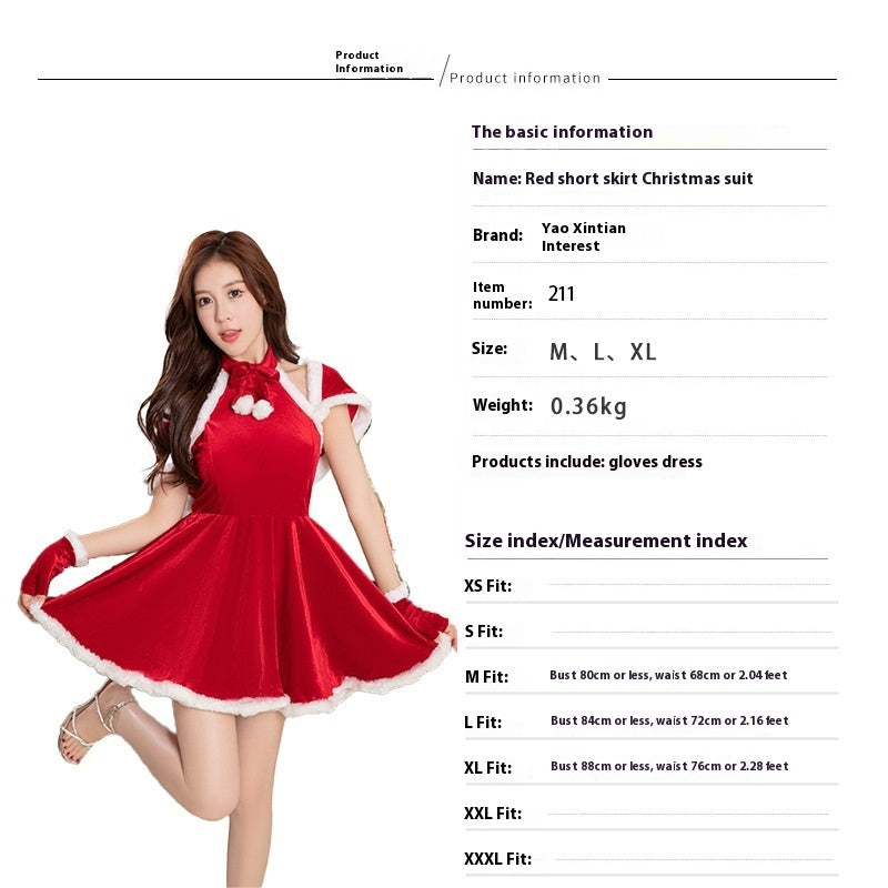Olivisee Japanese Red Christmas Cos | Festive Clothing