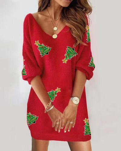 Olivisee Christmas Long Sleeve Sweater | Hot Sale 2025