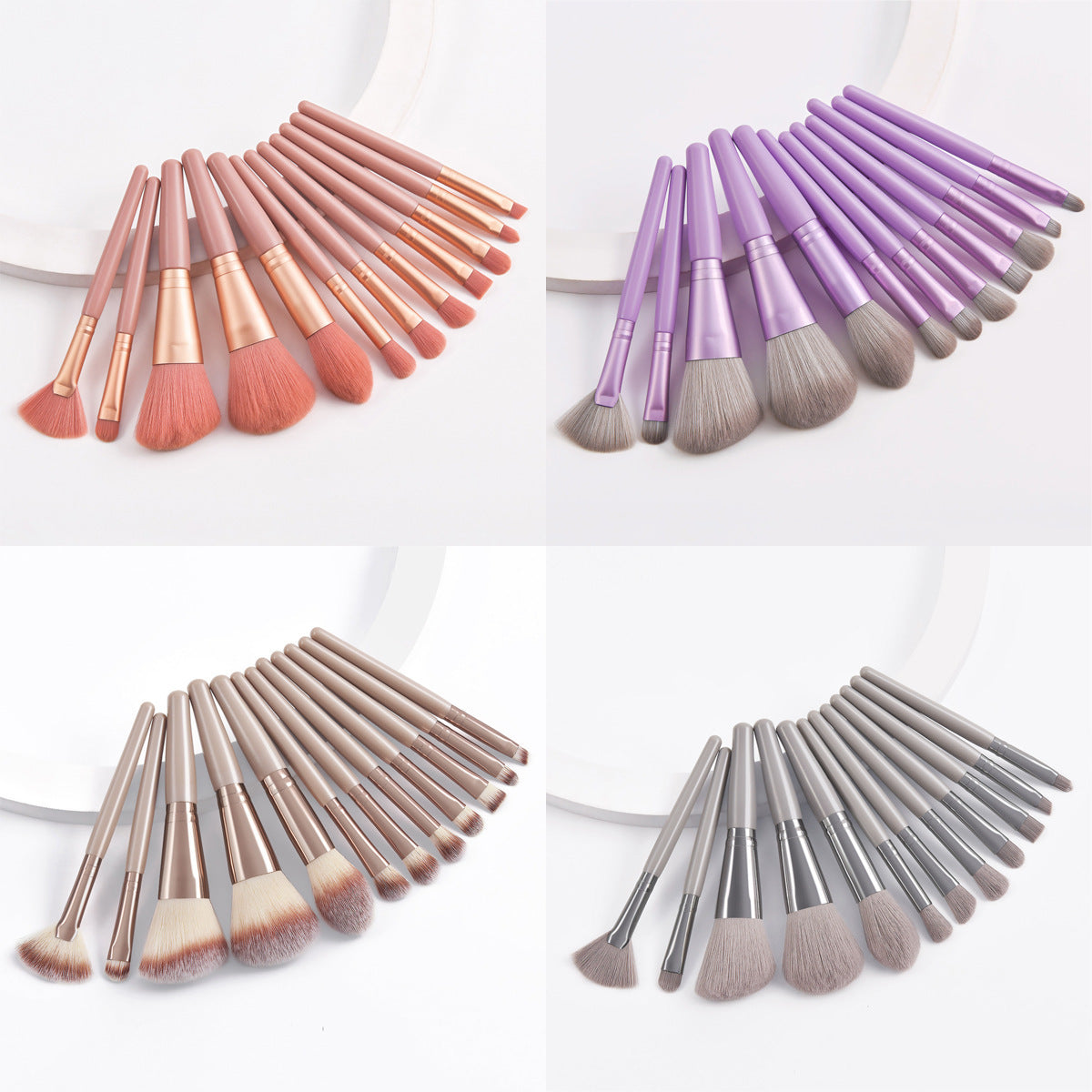 Olivisee Set of 12 Portable Makeup Brushes
