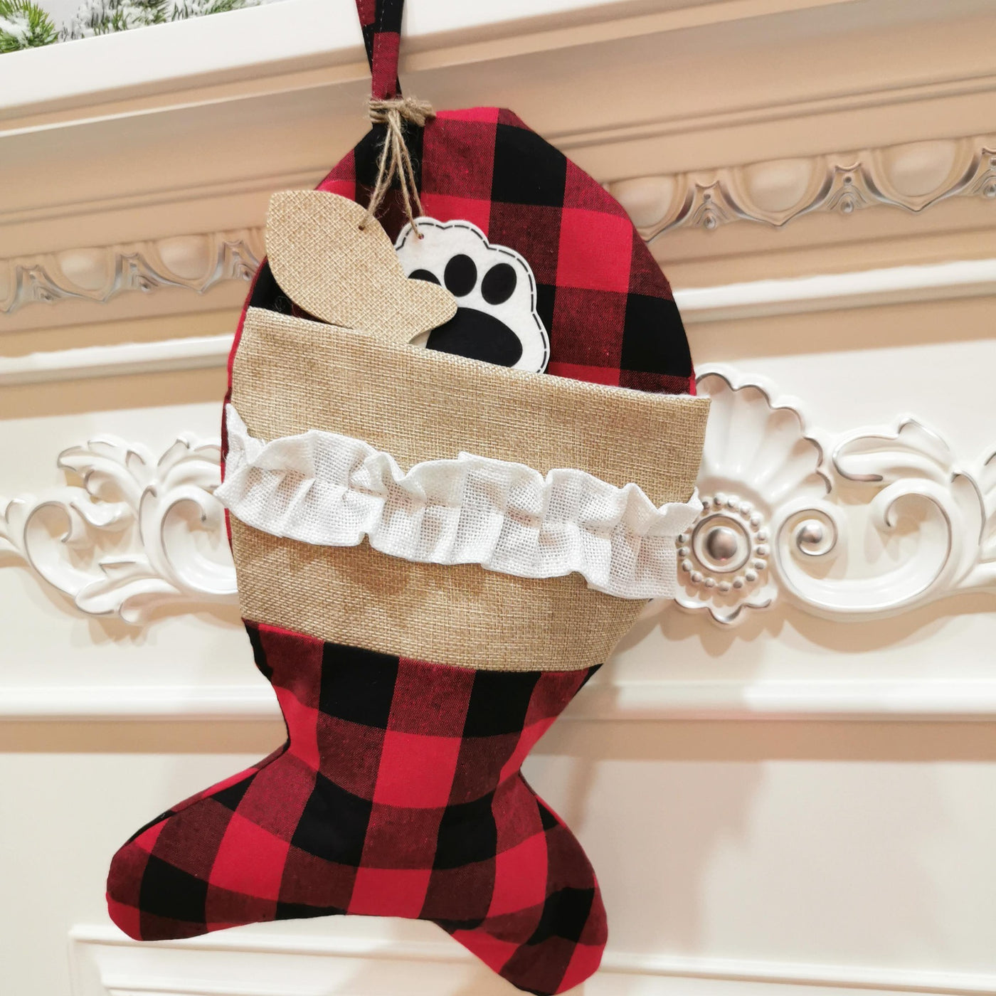 Olivisee Christmas Ornament – Festive Socks Gift Bag