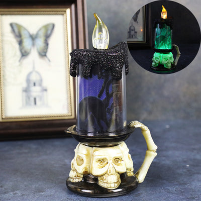 Olivisee Skull Pumpkin LED Candle Light