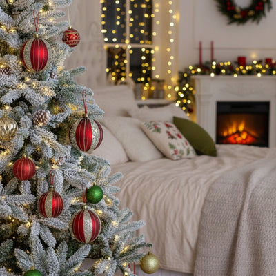 Olivisee Glass Ball Ornaments | Holiday Tree Set