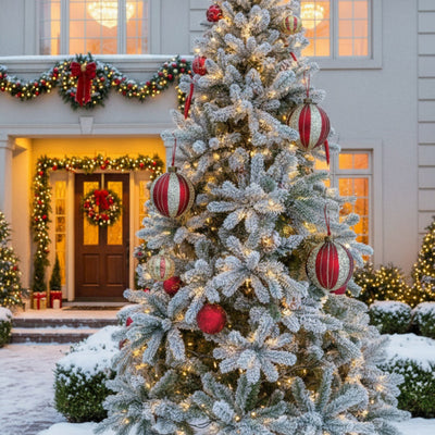 Olivisee Glass Ball Ornaments | Holiday Tree Set