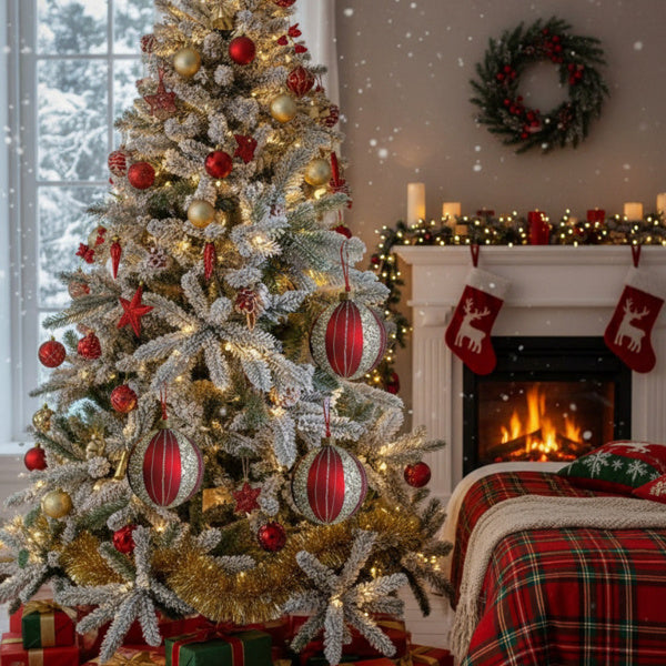 Olivisee Glass Ball Ornaments | Holiday Tree Set