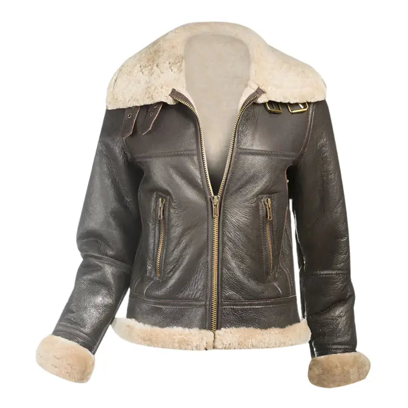 Womens B3 Sheepskin Bomber Jacket